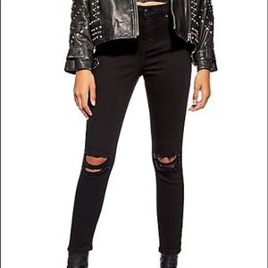 TOPSHOP Skinny black jeans
